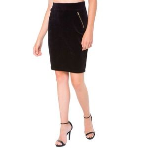Juicy Couture Black Tailored Pencil Skirt Size 4